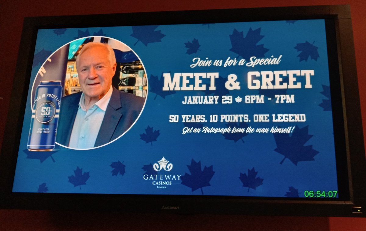 SueDunbar3's tweet photo. Look who is coming to Gateway Casinos Innisfil next week. https://t.co/uDjHw6WBYO