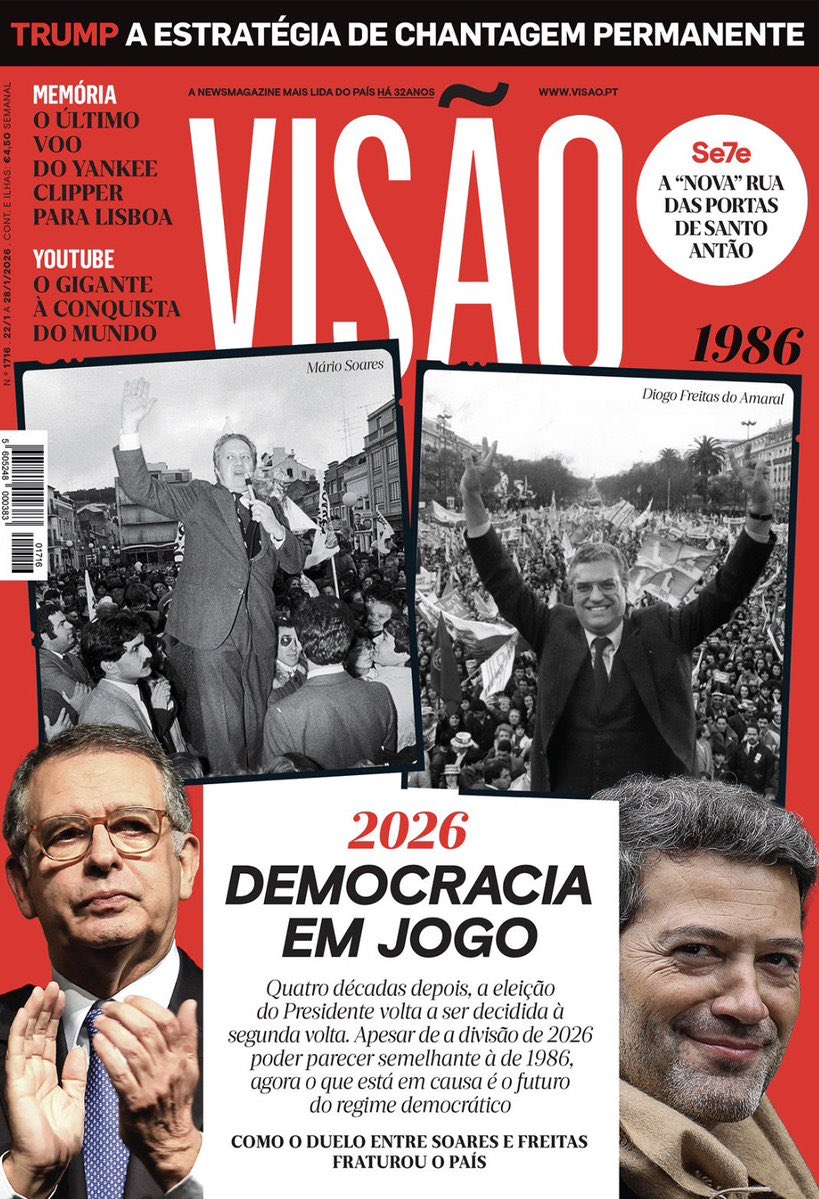 🎙️ NÃO, não está. O futuro do regime democrático não está em causa. Há vários argumentos para votar em António José Seguro, mas este não é um deles.