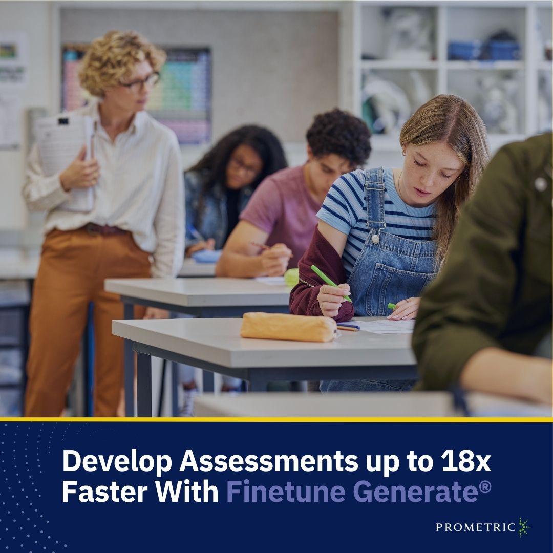 PrometricK12's tweet image. Build exams up to 18× faster with Prometric’s AI-powered item generation. Smarter, secure, and fully yours. 
Request a demo: brnw.ch/21wZjC5

#ai #assessment #edtech