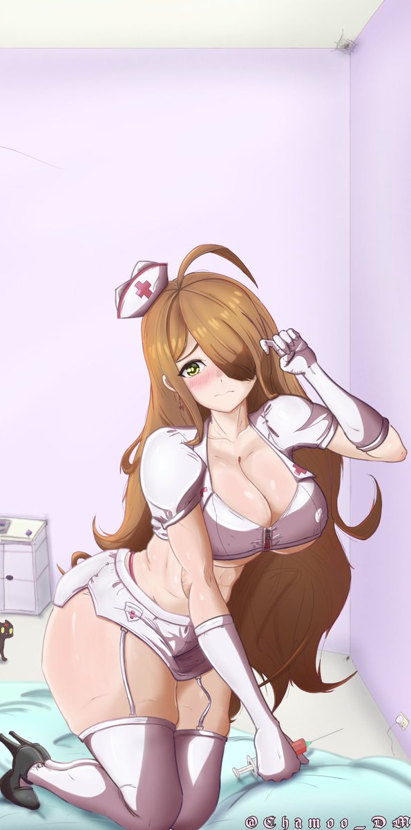 Chamoo_DM's tweet photo. Tu último deseo fue conocerla... #KonoSubarashii #konosuba #fanart #anime #dibujo #milf #EnfermeraCulona https://t.co/f26D1ahjyw