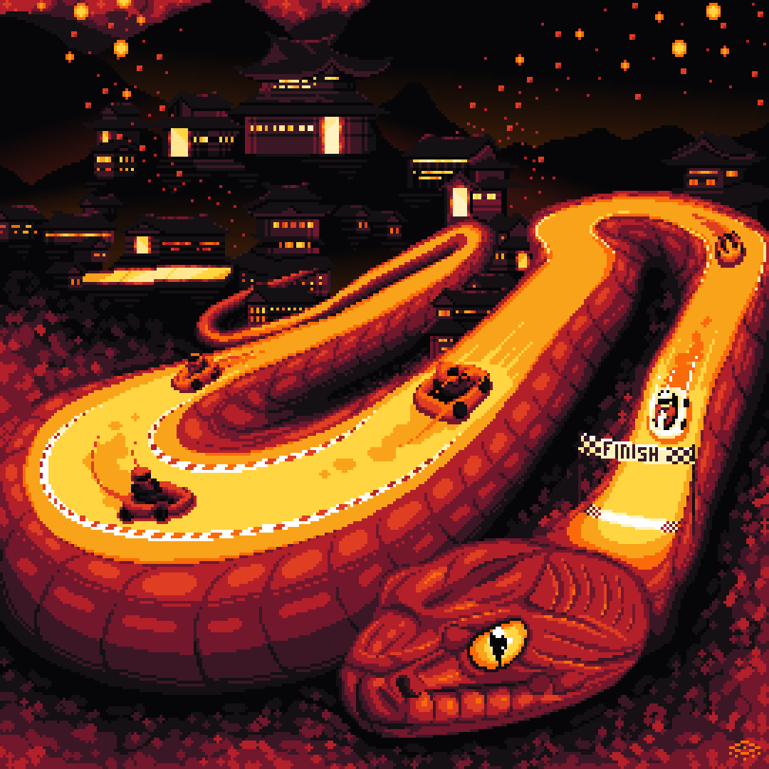 Chinese New Year

2025.winter 
#pixelart