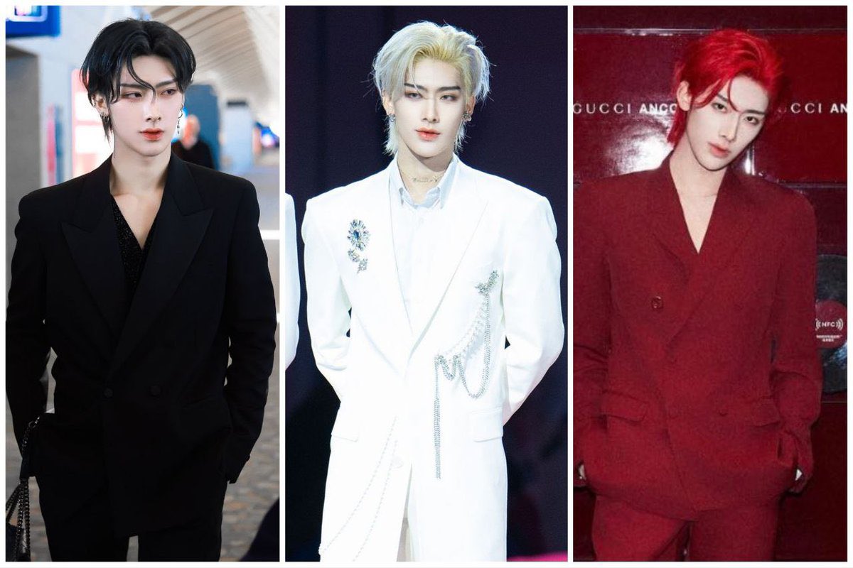 lovelicky088's tweet image. It’s still crazy to me that Ricky’s hair has only been 4 colours and he has had black hair for over a year. Someone honestly needs to make a chart how many times the other members have dyed their hair since debut and to now because I can tell you that there will be a massive gap