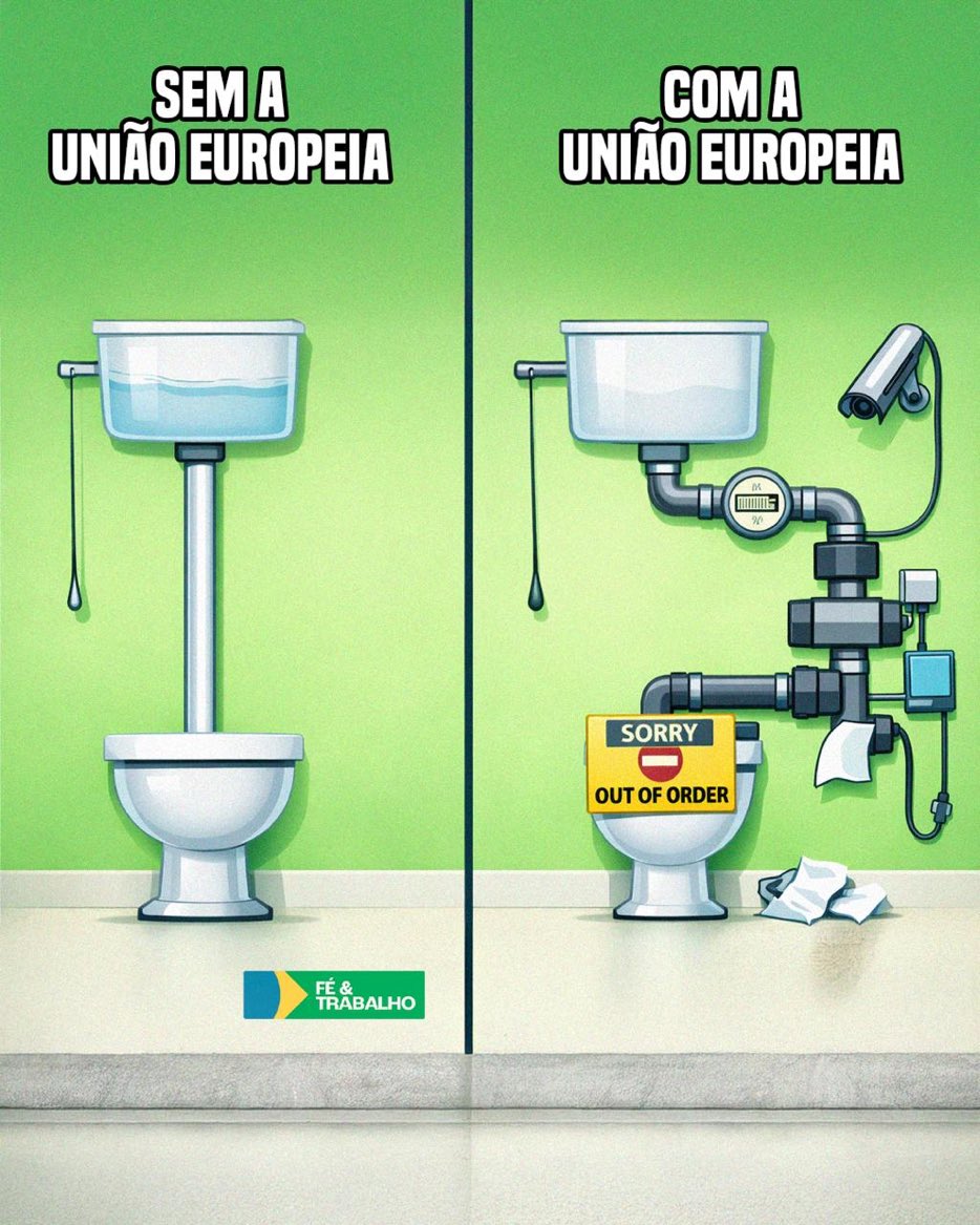 StaLuziaEsteio's tweet photo. Sem burocracia, funciona.
Com excesso de regras, trava.
A diferença entre simplicidade e um sistema que se perde na própria complexidade. 🚽⚙️
Agro never stops. O Agro Não Para. 
Brasil🇧🇷 https://t.co/PhorH6e3P9