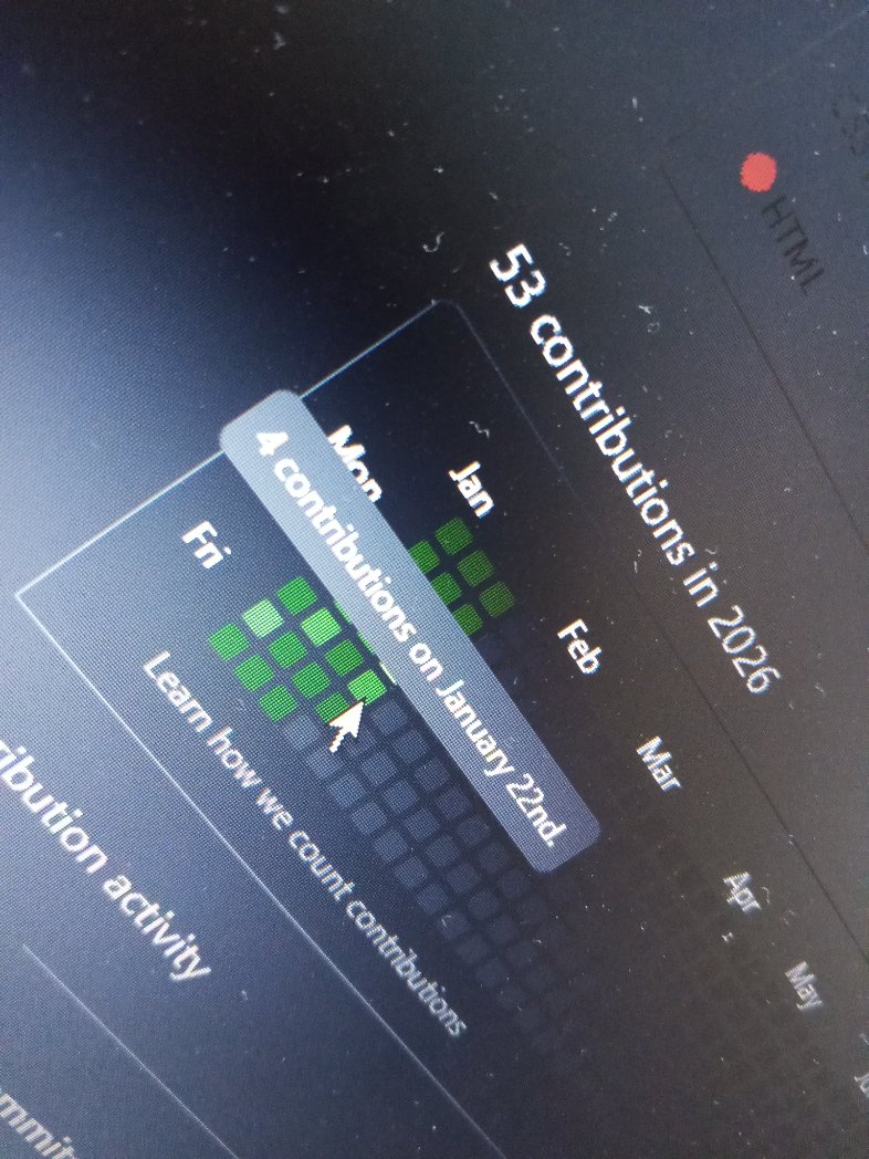 jacey_muna's tweet photo. Day 22 of 365 Days of Coding Challenge 👨🏼‍💻

We keep going 💪🏼 

Learning and Building 🚀

#Focus2026
#Frontend_Developer
#Software_Engineering
#TechBro https://t.co/zzONESRus5