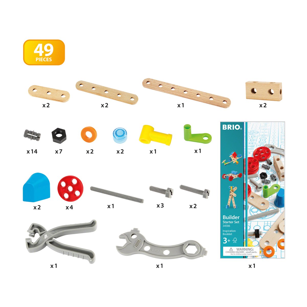 BRIO_JP's tweet photo. ついにBRIOのビルダー入門セット、デビュー！🔨✨

車とかロボとか、アイデアが止まらないみたいで可愛い😂❤️‍🔥 指先使うから脳にも良そうだし、何より「自分で作れた！」ってドヤ顔が見れるのが最高に嬉しい…！

プレゼント迷ってるならこれ一択かも🎁🚀 
https://t.co/ORoeXXBLeq

#育児 #おもちゃ収納 #BRIO