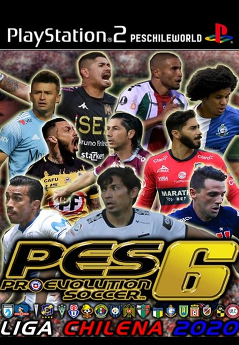 ParchesLigaCL's tweet photo. Nombre del Parche : Pro Evolution Soccer 6 PECH King Patch 2020 (Incluye el 1er semestre del Campeonato Chileno 2020) 
Creadores del Parche : PECH/PWE 
Plataforma : PS2 
Observaciones : Parche re subido por caída de enlace
Enlace : https://t.co/jQuX2alhei https://t.co/DYLXjxu2ho