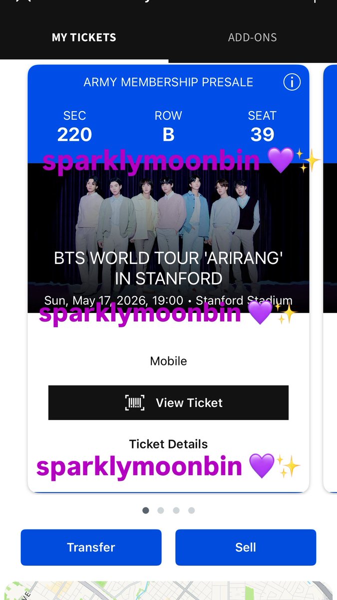 sparklymoonbin's tweet photo. WTS 4 face value BTS tickets for stanford ca my family and I got tickets for LA so we are going there instead <3 will provide proof :)) https://t.co/l4VwlFTZjh