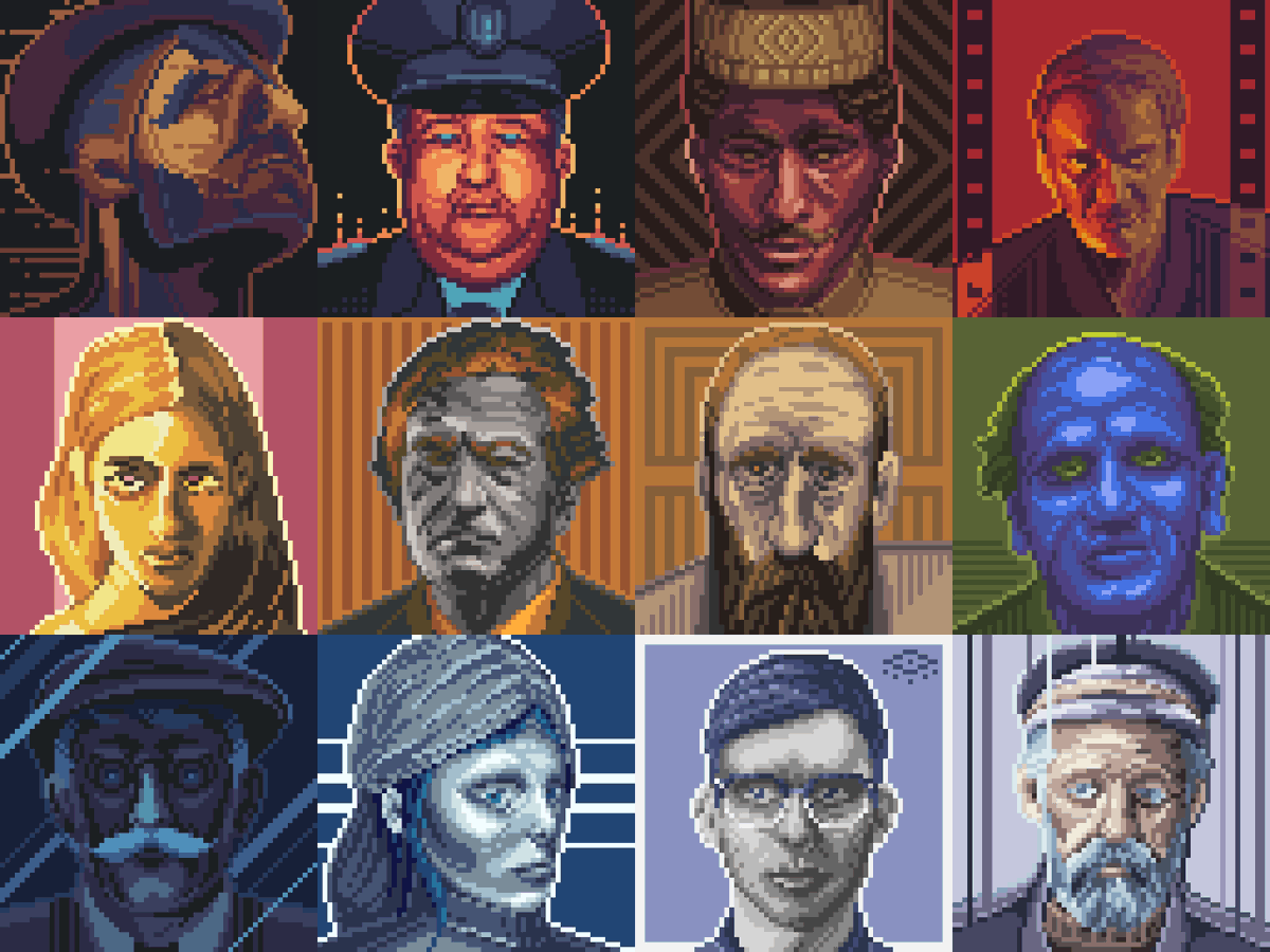 Portaits / Ukraine in the 1990s
#pixelart