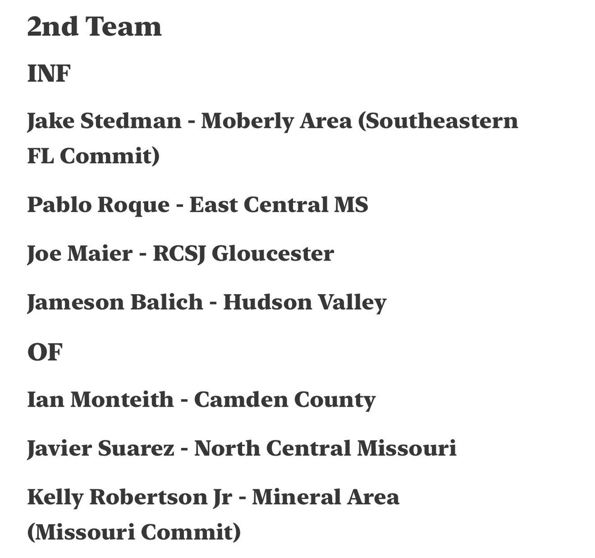 Camden County College Baseball tweet media