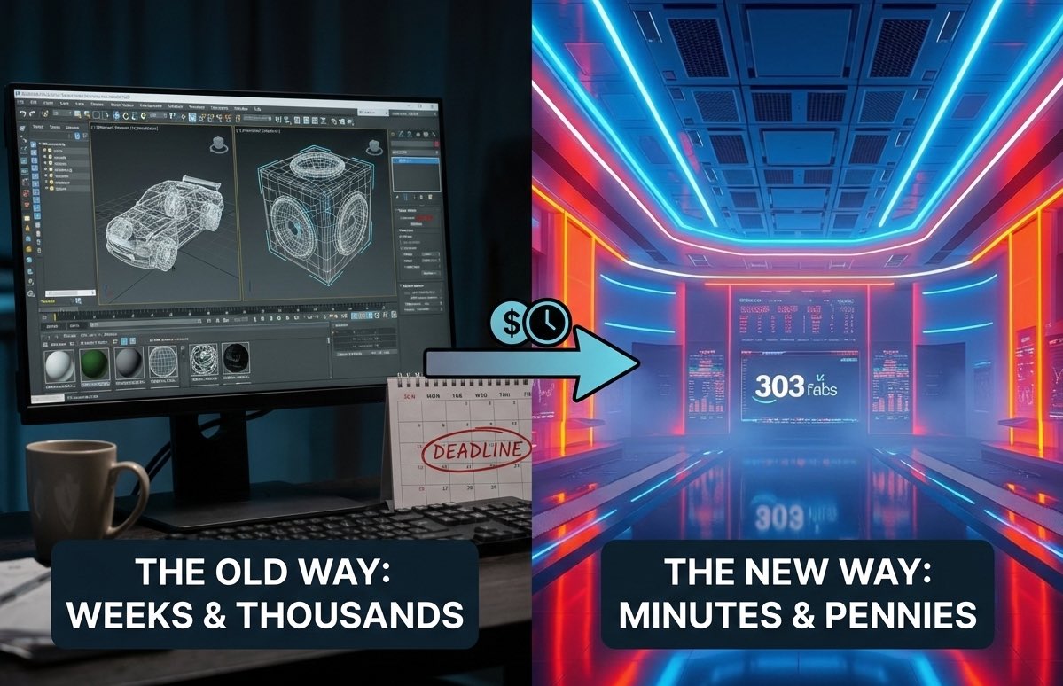 Every Web3 founder’s moodboard has one thing in common:

They all want that Cyberpunk 2077 aesthetic for their launch trailer.

But here is the reality check: Achieving that level of 3D fidelity usually burns weeks of runway and thousands of dollars.

Unless you change the