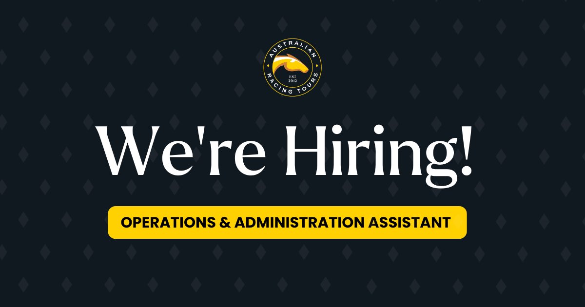 AusRacingTours's tweet photo. 🌟 WE’RE HIRING! 🌟

This is a part-time (25 hours/week) remote role focused on operations and administration. ensuring all aspects of tour preparation, administration, and logistics are managed efficiently.

View details 👉https://t.co/1TvAhP6e3T https://t.co/ZVBDlOm5PR
