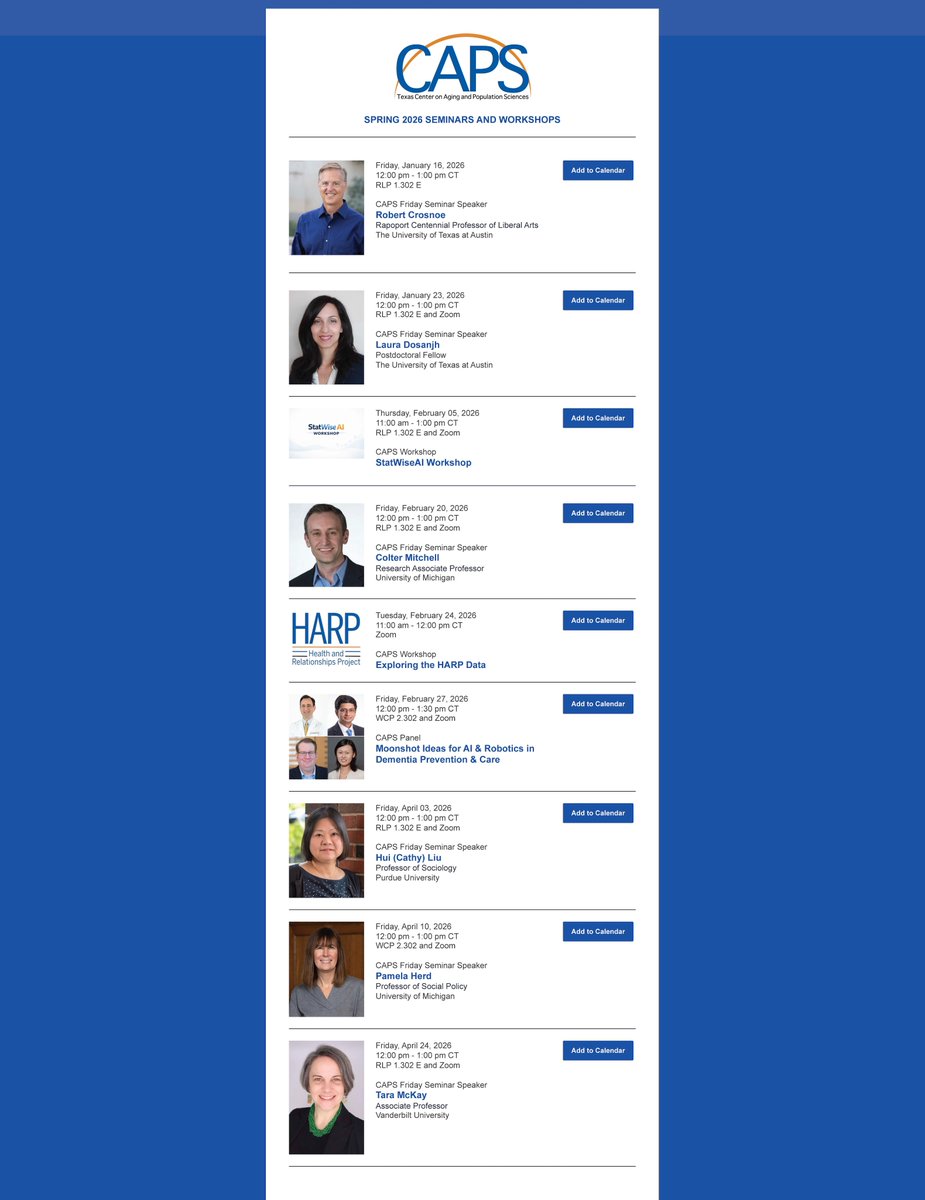 The Center for Aging and Population Sciences tweet media