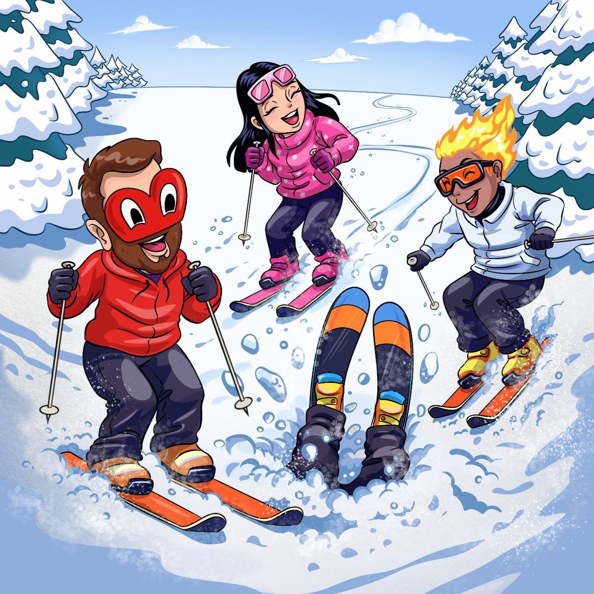 navi_web3's tweet photo. Ski with the legends of the @billions_ntwk community
Why is your head in the snow? @salesman_1k 
@jgonzalezferrer  @MiaLuvs2Build @XtremeeeAnash https://t.co/gNnwZsINY1