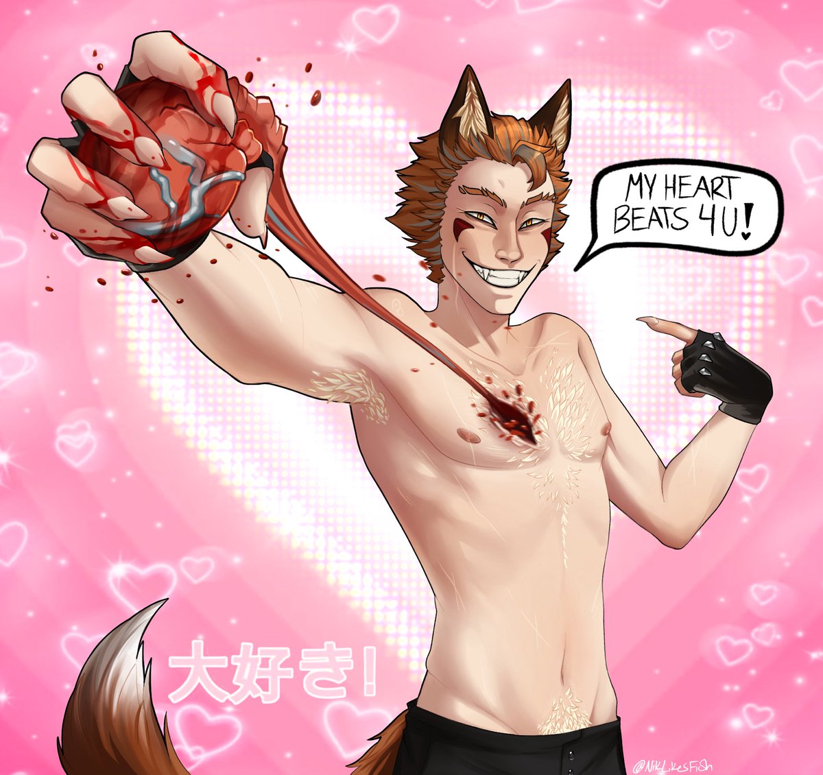 NikLikesFish's tweet image. Fox luvs you so much he gives you his heart!!

#tpof #renhana #tpoffox