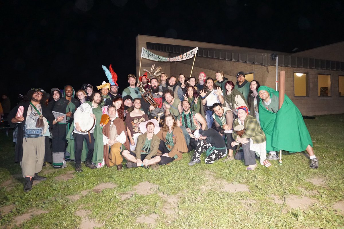 Back to the mundane times from Battle For The Ring 2026! It is my medieval LARP group's biggest "War" in our area every year. 6 days we camped, fought on the battlefield, and were whimsy AF.

M'Lord and I camped with our realm, The Village Guard! We won the, BftR Cup this year at