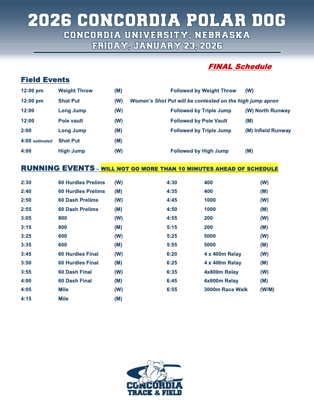 Scoop_DoaneTF's tweet photo. Two meets for the #DoaneTF team on Friday!
Throwers ➡️ #PolarDog at Concordia
Live results: https://t.co/zA3p8uPBmI
Runners and jumpers ➡️ #PrairieWolfInvite at the Devaney Center
Live results: https://t.co/uq2wJzxLMT https://t.co/5aTQQGIePS