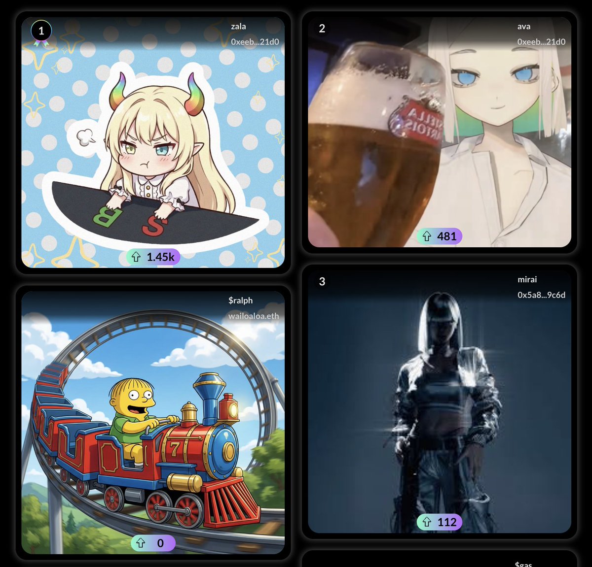 4 hours left to vote on the best AI-native crypto projects of 2026 and  @Zala_AI has taken the lead with @AVA_holo @Mirai_terminal trailing  💰rewards are at $150 and rising as people vote