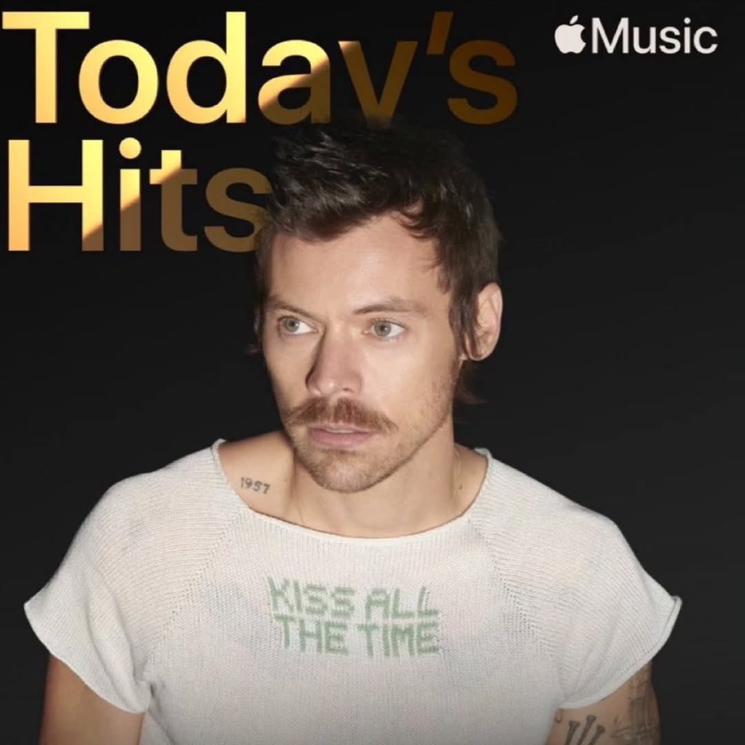 Harry covers ‘Today’s Hits’ playlist on Apple Music.

Listen to Aperture now: hstyles.lnk.to/aperture