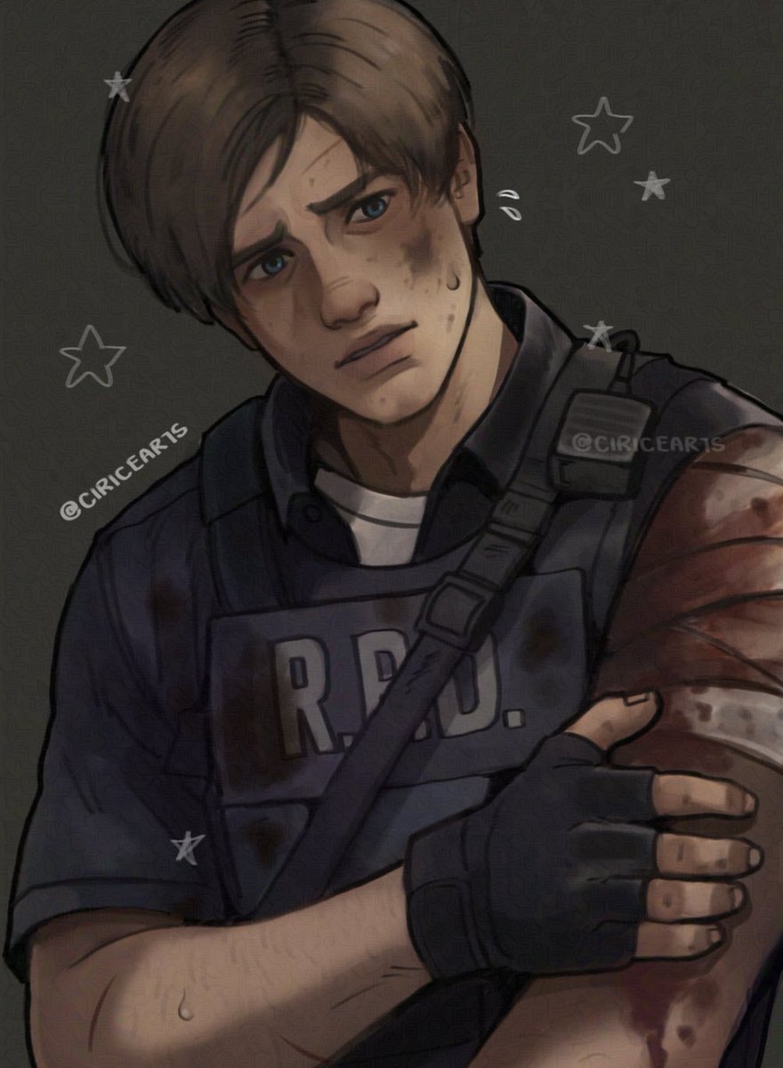 ciricearts's tweet image. i was asked a lot for re2 remake leon so here he is!&amp;lt;3 #residentevil #leonkennedy