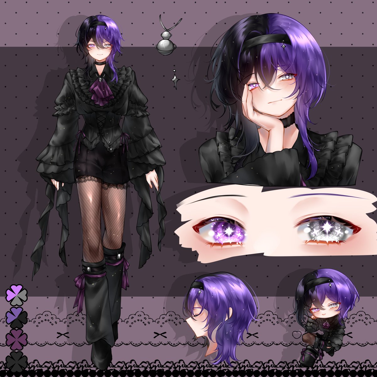 the vel multiverse begins!! she drank the gender fluid....

thank you <a href="/shiraishi_yoki/">Yoki Shiraishi | COMMS OPEN</a> for the beautiful ref sheet again <3