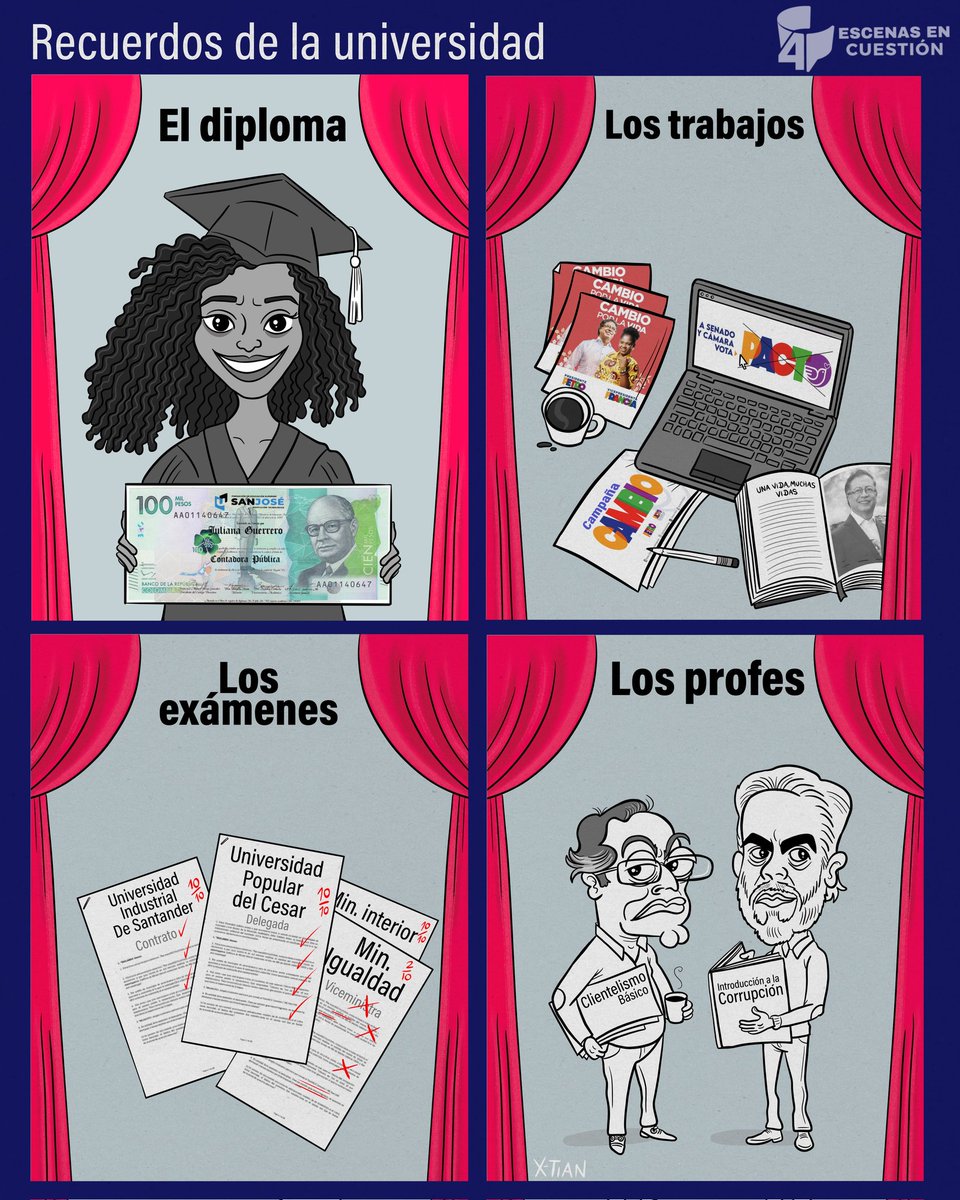 Mañana regresan mis cuatro escenas a <a href="/cuestion_p/">Cuestión Pública</a>, y me parece más que oportuno recordar esta entrega de noviembre pasado, dedicada a Juliana Guerrero y a la Universidad San José: