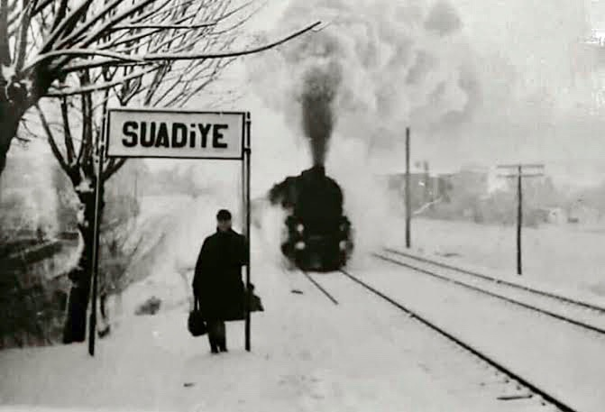 kayamerthasan_'s tweet photo. Suadiye Tren İstasyonu, 1950 https://t.co/V5vemHEfRX