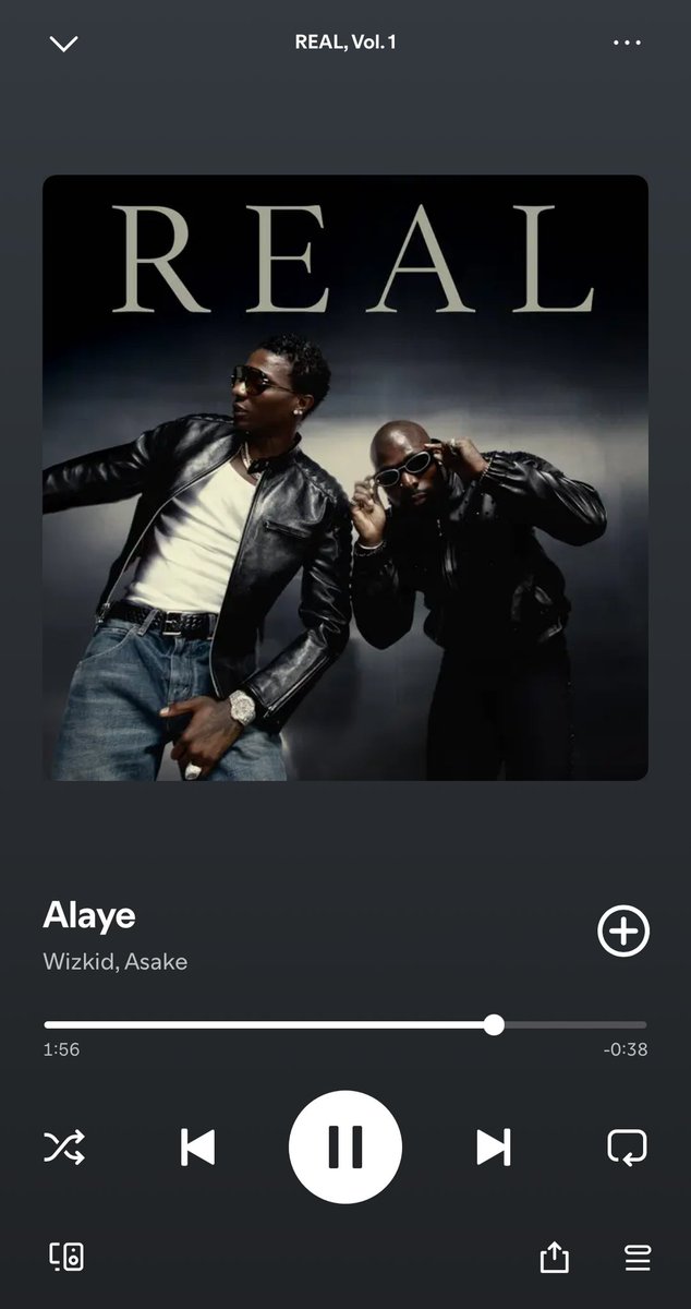 “What’s your favourite song on REAL, VOL. 1?”

Us: