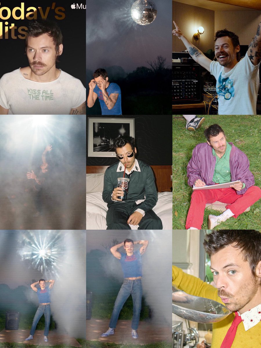 stylesfolders's tweet image. harry styles for “kiss all the time. disco, occasionally.” 💋 🪩