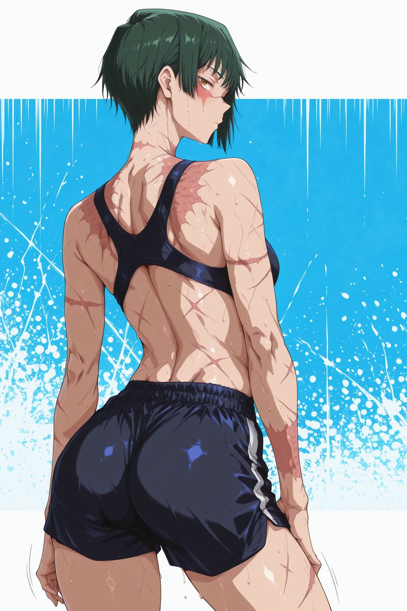 Roxiarts's tweet photo. SFW イラスト 
Maki Zen'in 禪院 真希 Jujutsu Kaisen https://t.co/CxBfdsCOpD
