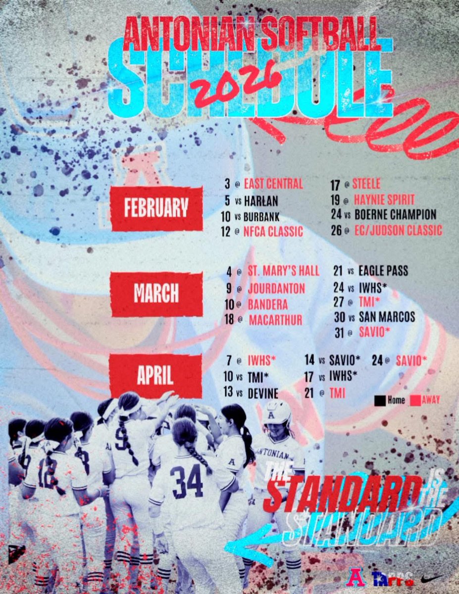 2026 High School Softball Schedule 🗓️
Looking forward to a great season and tough competition 🥎 Find us on GameChanger. #Antonian 
#SoftballRecruiting #StudentAthlete #pitcher #freshman <a href="/acpapaches/">Antonian Apache Athletics</a> <a href="/CSchoony11/">Chrissy Schoonmaker</a> <a href="/CoachBBuchanan/">Bobby Buchanan</a> <a href="/CoachValis/">Garrett Valis</a> <a href="/jonathanhon_hon/">Chicago Pitching Lab</a> <a href="/CoachCSalt/">Carlton Salters</a>