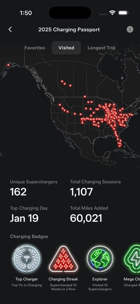 TeslaCharging's tweet photo. Congratulations to our 3 winners of Free Supercharging, for charging the longest distance between Superchargers. Epic trips!

Shoutout to @Steve_Dyer_ and @Newrappy for winning. https://t.co/ezszJzXQRX