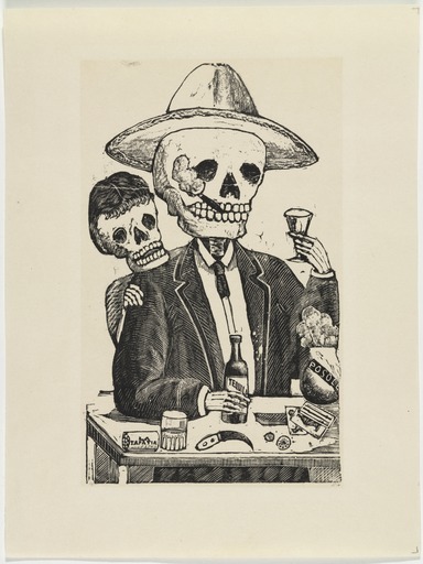 ArtistPosada's tweet image. Alcoholic Calavera wikiart.org/en/jose-guadal…