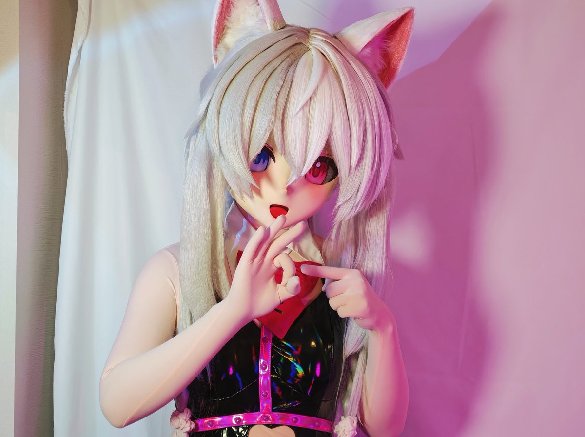 猫猫女郎哦，要不要来一下👉
#kigurumi