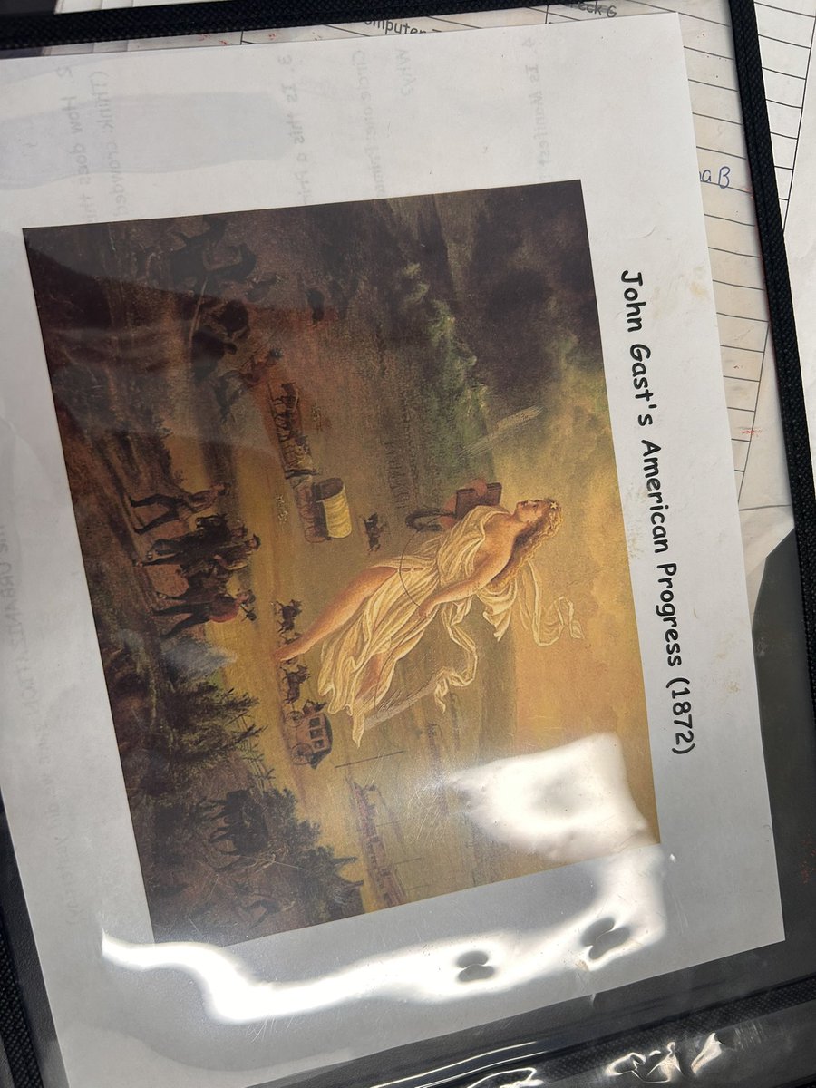 valvare2's tweet photo. Our 8th grade Leaders are pros at analyzing primary sources as we dive into our next unit on Westward Expansion  👍🏼👍🏼 @EEast915 https://t.co/LnnLqPCd8K