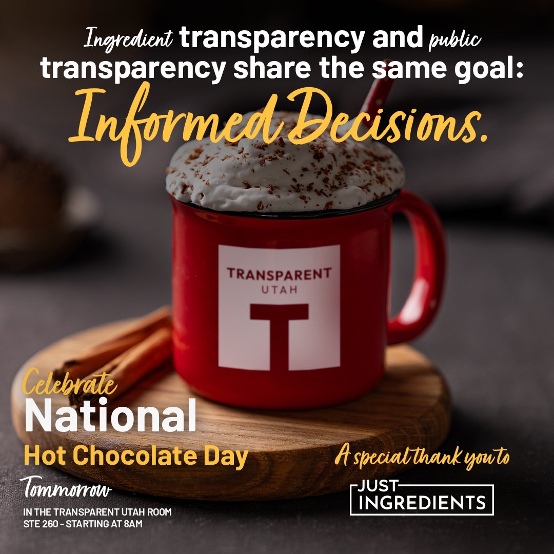 Transparent Utah tweet media