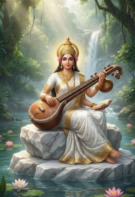 devgugutyagi's tweet photo. सरस्वति नमस्तुभ्यं वरदे कामरूपिणि ।
विद्यारम्भं करिष्यामि सिद्धिर्भवतु मे सदा ।। 

बसंत पंचमी महापर्व की आप सभी को ढेरों शुभकामनाएँ..

विद्या की देवी माँ सरस्वती आप सभी पर अपनी कृपा बनाए रखे।🙏🙏🙏🙏

#vasantpanchami 
#BasantPanchami2026 https://t.co/IsJMTZSW5F