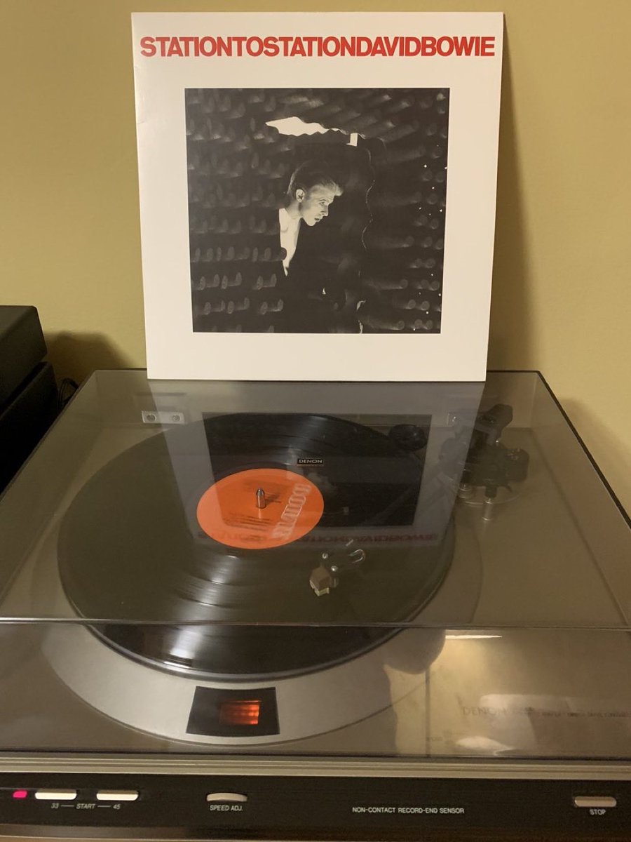 OTD January 23, 1976 David Bowie released his 10th studio album, the superb Station to Station.We were then introduced to his persona, The Thin White Duke. 
#BowieForever 
#DavidBowie