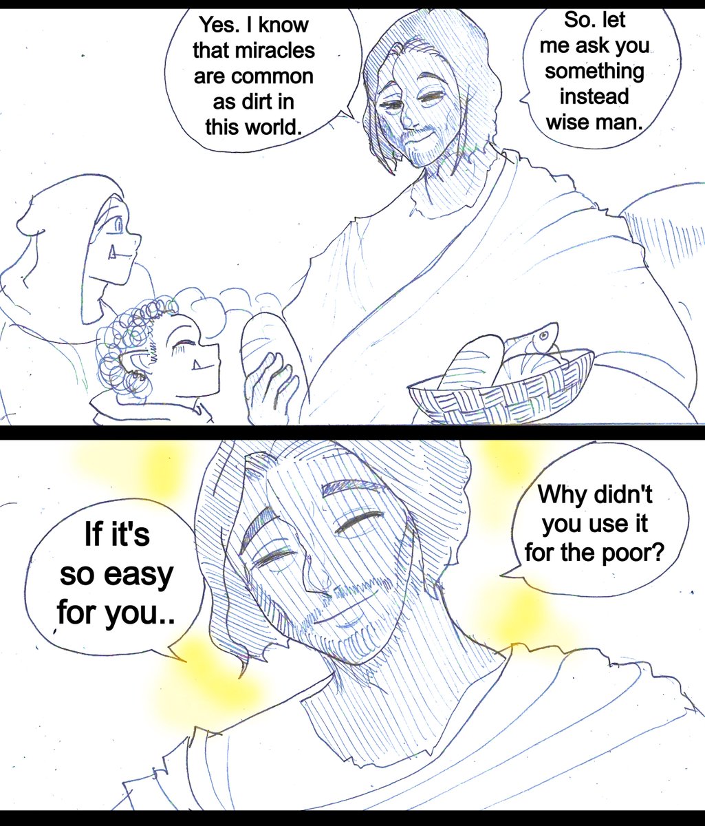 anonhistory's tweet image. Jesus visits a fantasy world.