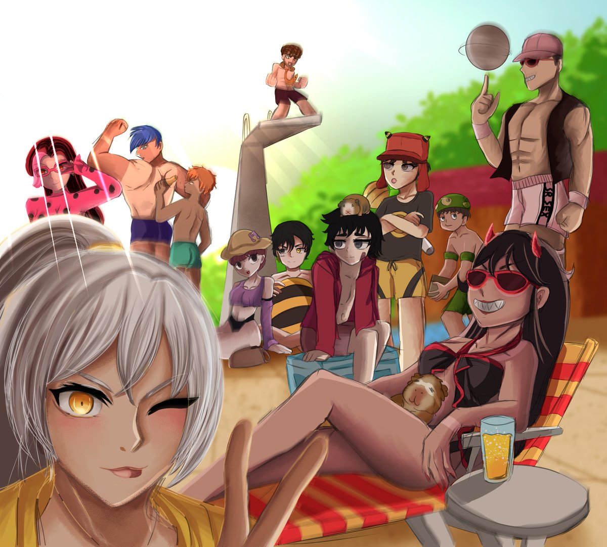 Hice un dibujito de la rapline sin saber dibujar denle like porfa!! 👍