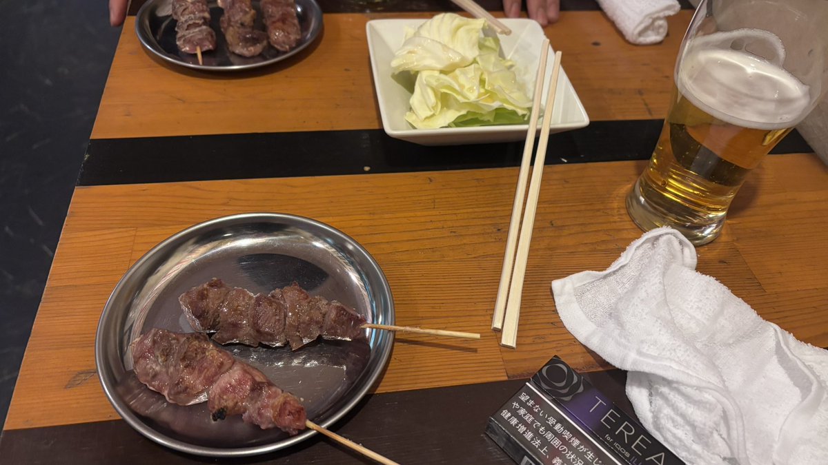 ikepom1201's tweet photo. ＳＮＳ離れが著しい私イケダ。
元気に過ごしております。
昨夜はやきとんでハチヤ兄貴とあけおめミーティングでした。今年もおもろそうです。
あ、皆様あけましておめでとう御座います。
本年もよろしくお願いします。 https://t.co/XeCb14rkwq