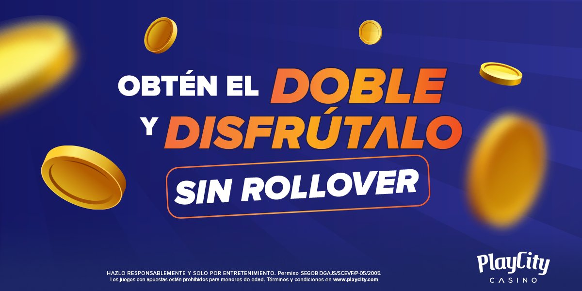 En playcity.com te damos más desde tus primeros spins, entra y diviértete (link en bio).💯    

#PlayCityCasinoOnline #PlayCity