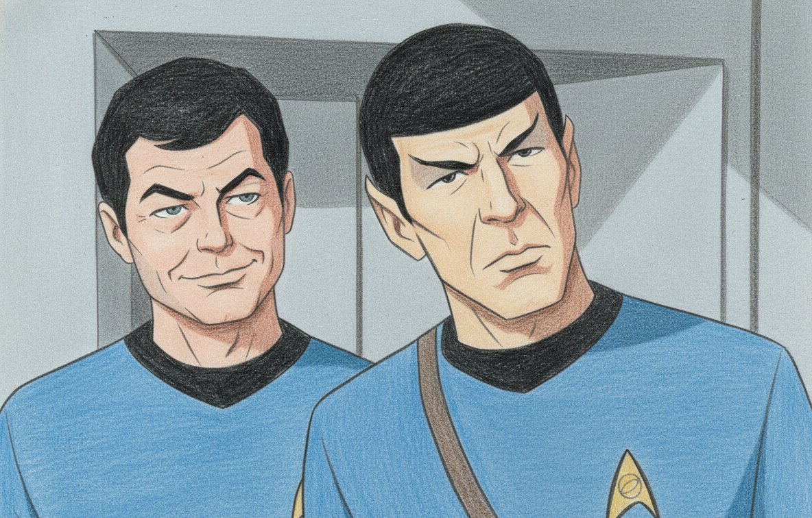JB_Studios23's tweet image. Star Trek Mr. Spock and Doctor 'Bones' McCoy
#startrek #vulcan #spock