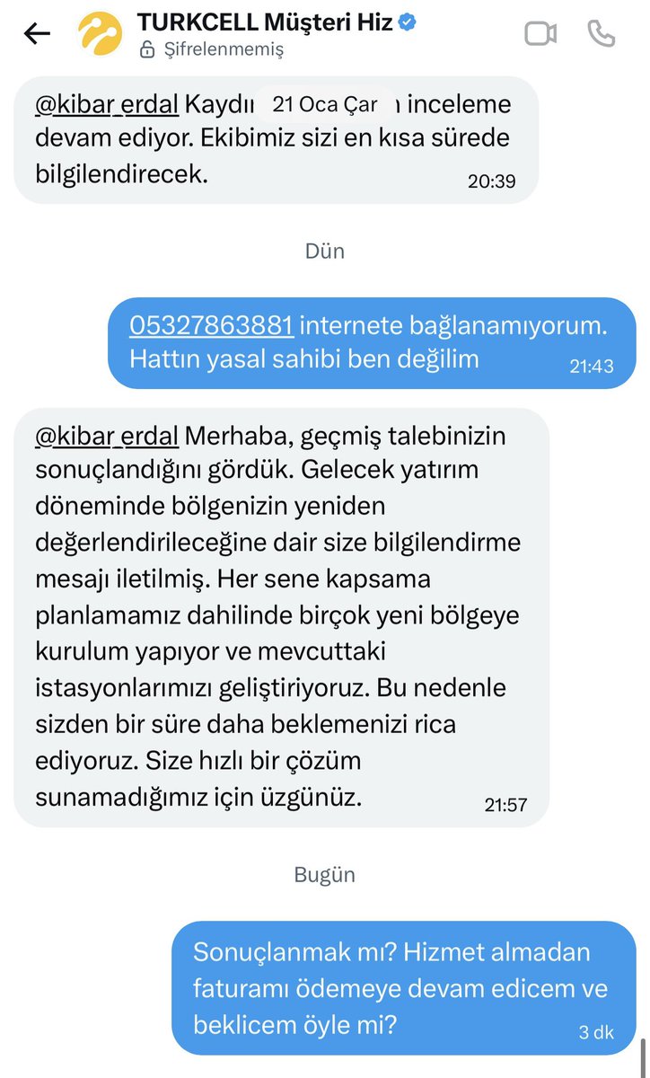 Tek kelime ile “rezillik”. paramızla nasıl mağdur oluyoruz, işte kanıtı.  Bu <a href="/Turkcell/">TURKCELL</a> operatör değiştirsem taahhüt bozdum diye cayma bedelide ister. <a href="/iletisim/">T.C. İletişim Başkanlığı</a> <a href="/tc_cimer/">Cimer</a> <a href="/THRHMerkez/">Tüketici Hakları ve Rekabet Hukuku Merkezi</a> <a href="/VodafoneTR/">Vodafone Türkiye</a> <a href="/TurkTelekom/">Türk Telekom</a>