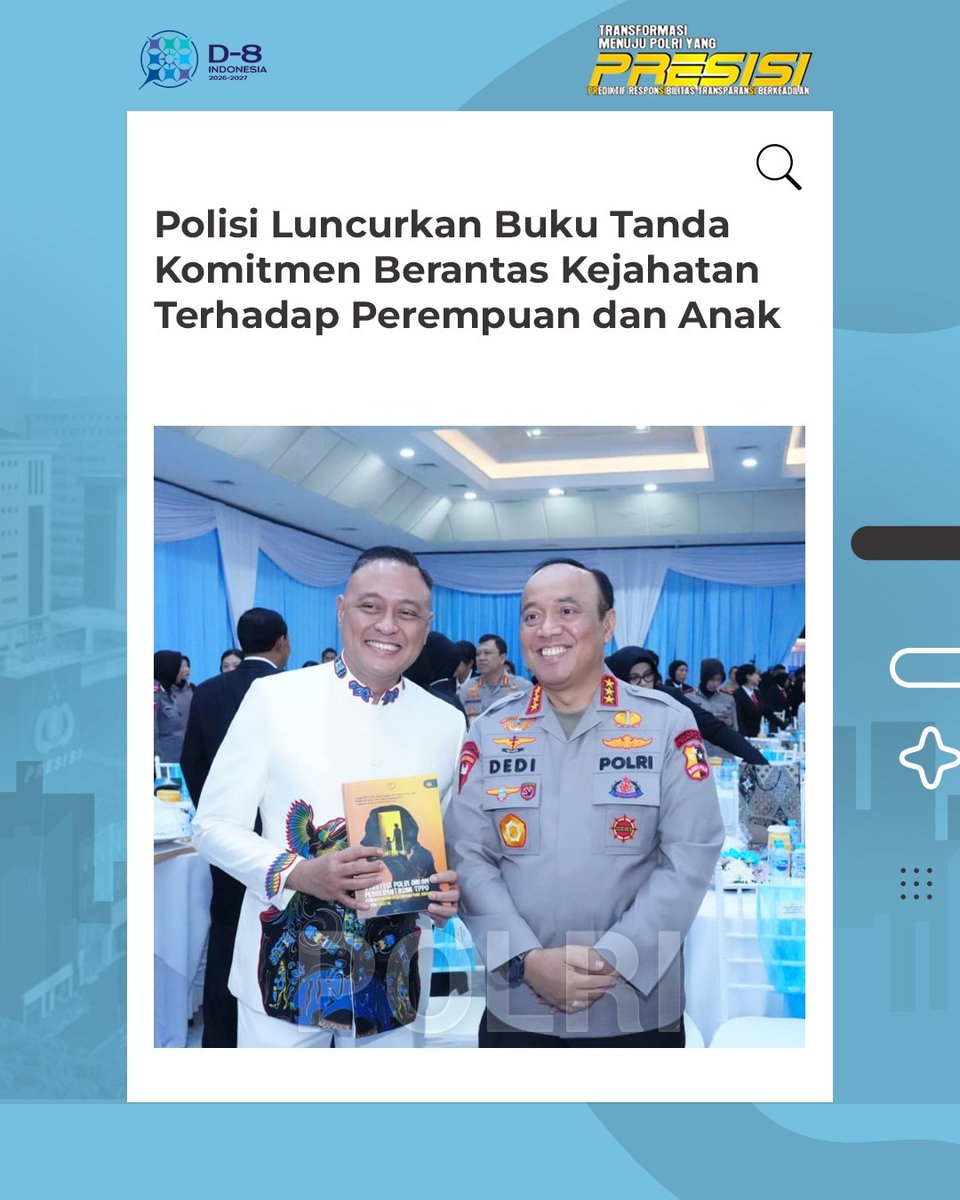 Polri menegaskan komitmennya dalam memberantas Tindak Pidana Perdagangan Orang (TPPO) melalui peluncuran dan bedah buku berjudul Strategi Polri dalam Pemberantasan TPPO

Polri Terus Berkomitmen Prioritas Berikan Perlindungan kepada seluruh Masyarakat dan #KonsistenTegakkanHukum