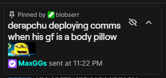 amazing pinned messages coming from this stream