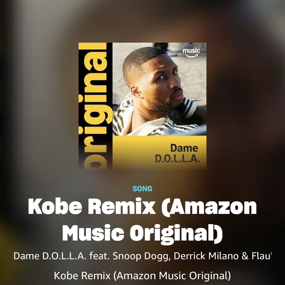 Dropped a remix of “Kobe” on <a href="/amazonmusic/">Amazon Music</a> to celebrate the 20th anniversary of Kobe’s 81 point game. 

🫡 <a href="/Flaujae/">Flaujae 4️⃣</a> <a href="/SnoopDogg/">Snoop Dogg</a> <a href="/DerrickMilano/">Derrick Milano</a> <a href="/AYOtheproducer/">Ayo The Producer</a>