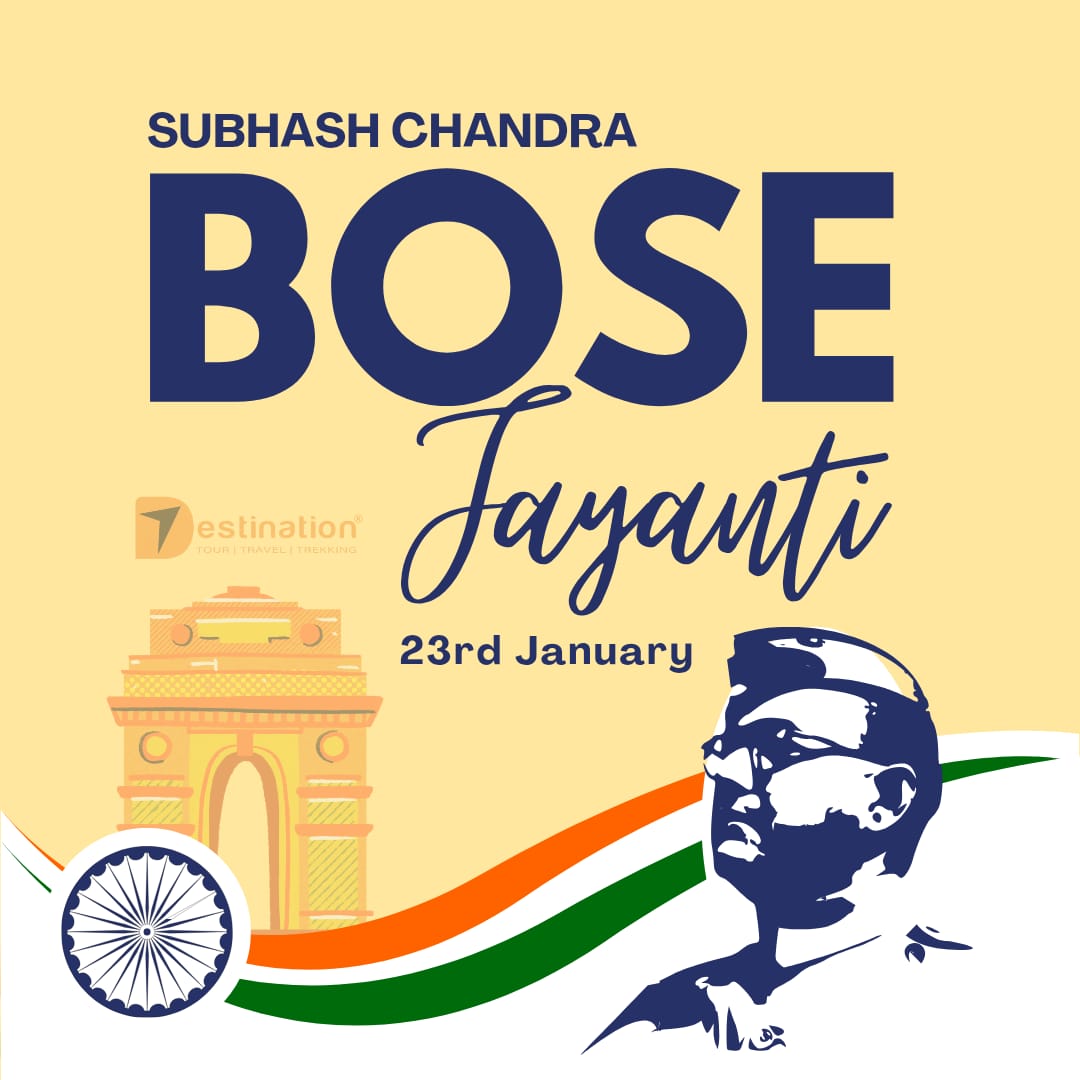 7Destinationoff's tweet photo. Freedom is not given, it is taken.
Remembering Netaji Subhas Chandra Bose on his Jayanti 🇮🇳🔥

#NetajiJayanti #IndianFreedom #BraveLeader #DeshPrem #Inspiration #sevendestination https://t.co/ABb7yV4mJq