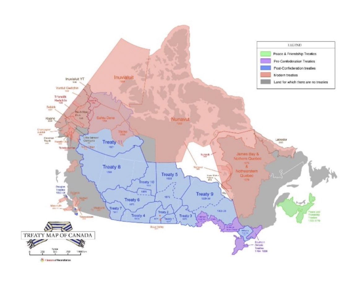TheBlueGem3's tweet image. Just a reminder for separatists. There is a tiny patch of grey above Alberta where you could all live on Non-Treaty land. Just a thought.