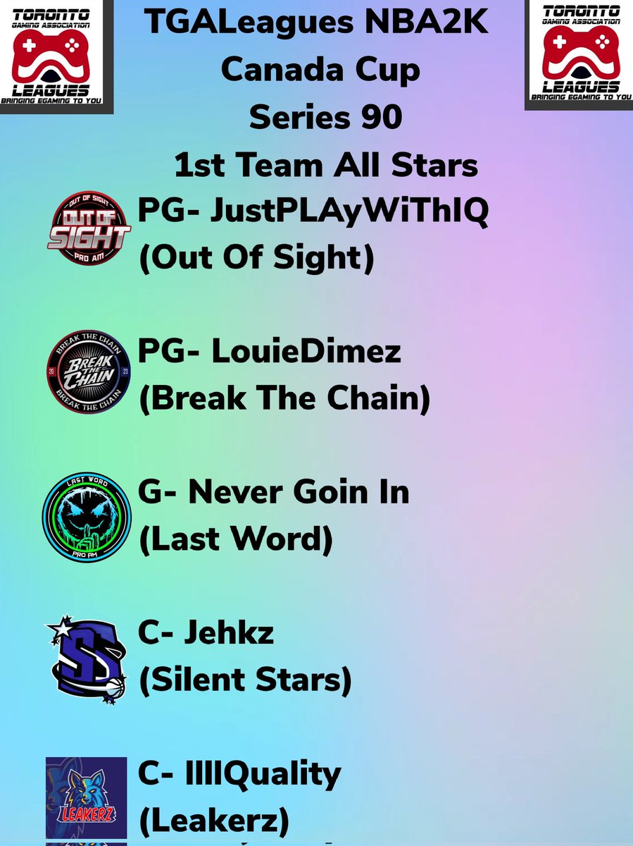 TGALeagues tweet media