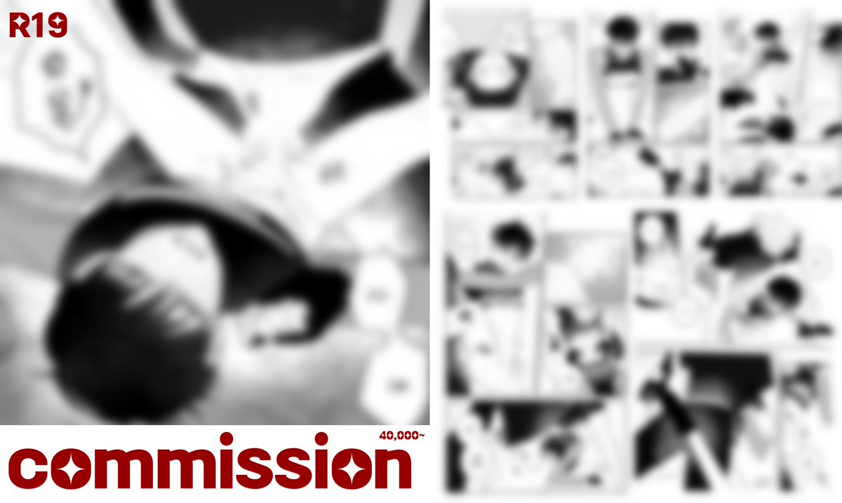 [#RT💎] 상시 커미션 이벤트&amp;홍보

- 커미션 흑백 만화(전연령/성인)타입 추가했습니다!

- 1명 추첨하여 원하시는 타입을 드립니다! 늘 좋은 하루 되시길!

- 웹툰만화 전공자가 그려드립니다! 꾸벅👍

- 커미션(commission):  kre.pe/U4WZ